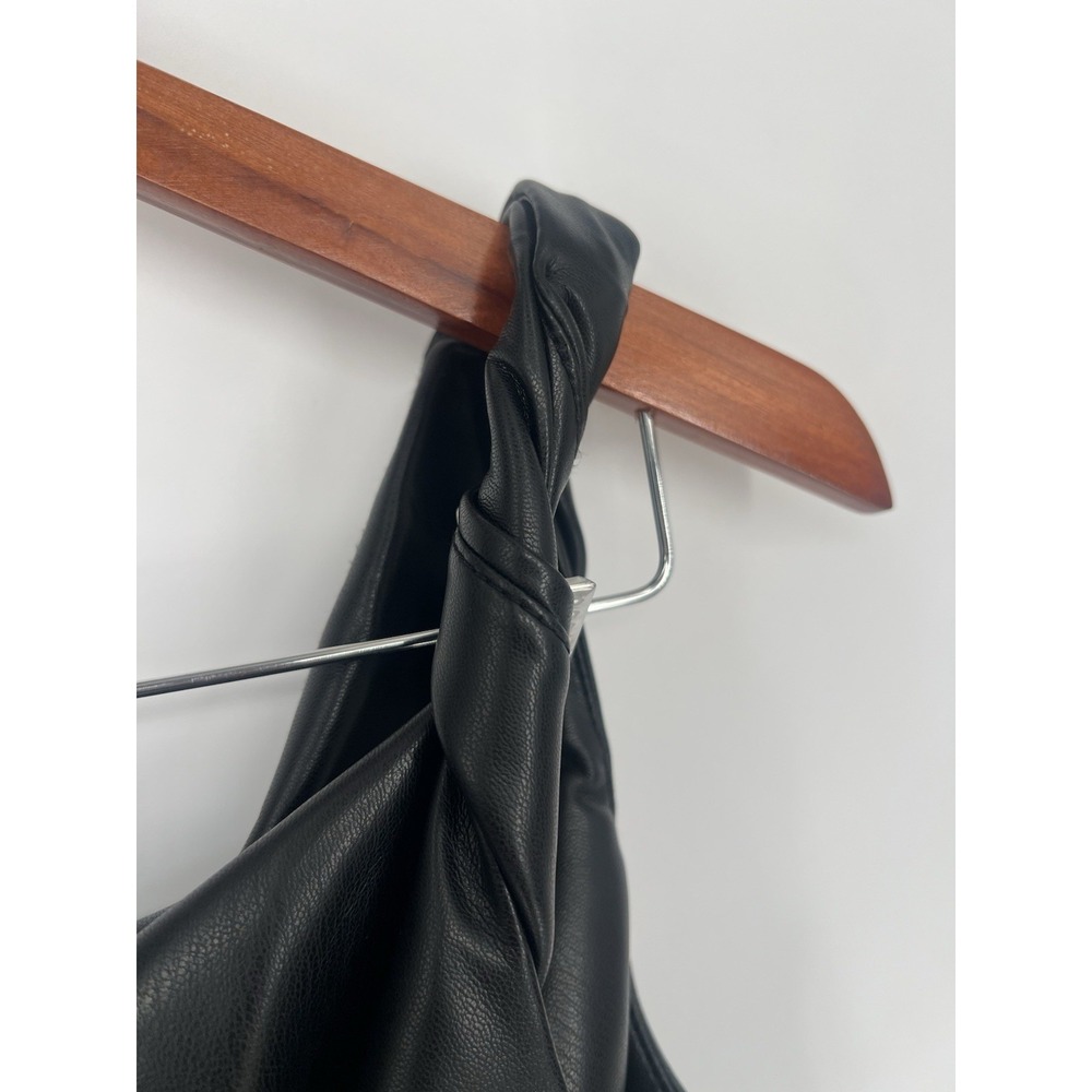 MANGO FAUX-LEATHER TOP Size M - Picture 9 of 10